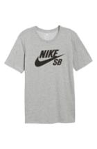 Men's Nike 'sb Logo' T-shirt, Size - Grey