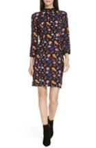 Women's Ba & Sh Maha High Neck Botanical Mini Dress - Black