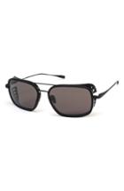 Men's Salt Voyager 56mm Polarized Aviator Sunglasses - Black Sand/ Black Shield
