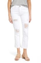Women's Mcguire Gainsbourg Ripped Crop Jeans - White
