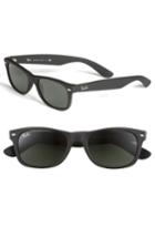 Men's Ray-ban 'new Wayfarer' 55mm Sunglasses - Black Rubber
