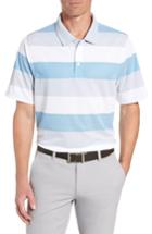 Men's Cutter & Buck Ballinger Striped Polo, Size - Blue