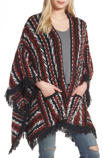 Women's Treasure & Bond Pattern Mix Poncho