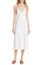 Women's Frame Belted Satin Slipdress - Ivory