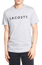Men's Lacoste 3d Logo Graphic T-shirt (l) - Grey