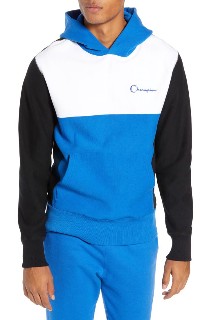 Men's Todd Snyder + Champion Fit Colorblock Hoodie