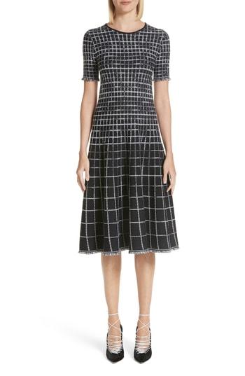 Women's Jason Wu Graduated Check Dress - Black
