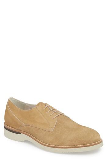 Men's Kenneth Cole New York Douglas Textured Plain Toe Derby .5 M - Beige