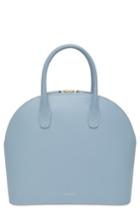 Mansur Gavriel Top Handle Rounded Leather Bag - Blue