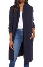 Women's Lucky Brand Shawl Collar Cardigan - Blue