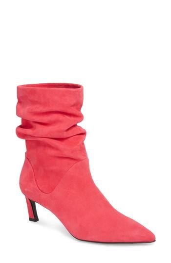 Women's Stuart Weitzman Demibenatar Slouch Bootie M - Pink
