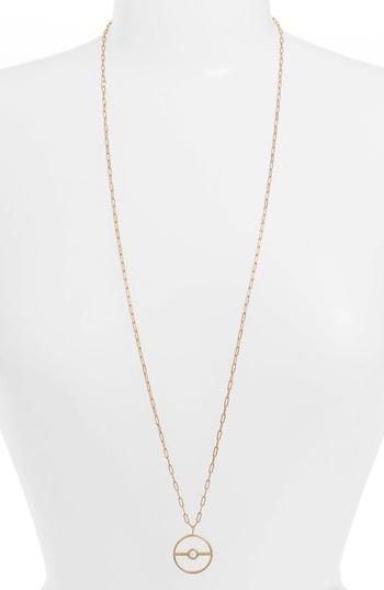 Women's Jennifer Zeuner Dora Circle Opal Pendant Necklace