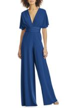 Women's Dessy Collection Convertible Wide Leg Jersey Jumpsuit - Pink
