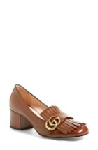 Women's Gucci Gg Marmont Pump Us / 42eu - Brown