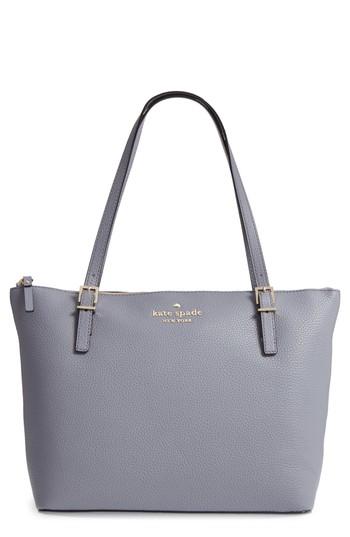 Kate Spade New York Watson Lane - Small Maya Leather Tote - Grey