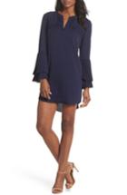 Women's Adelyn Rae Elissa Pleat Cuff Shift Dress - Blue