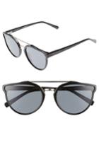 Men's Ted Baker London Retro 57mm Polarized Sunglasses - Black