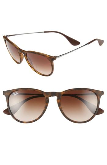 Men's Ray-ban 54mm Keyhole Sunglasses - Matte Havana