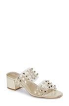 Women's Katy Perry The Kenzie Studded Sandal M - Metallic