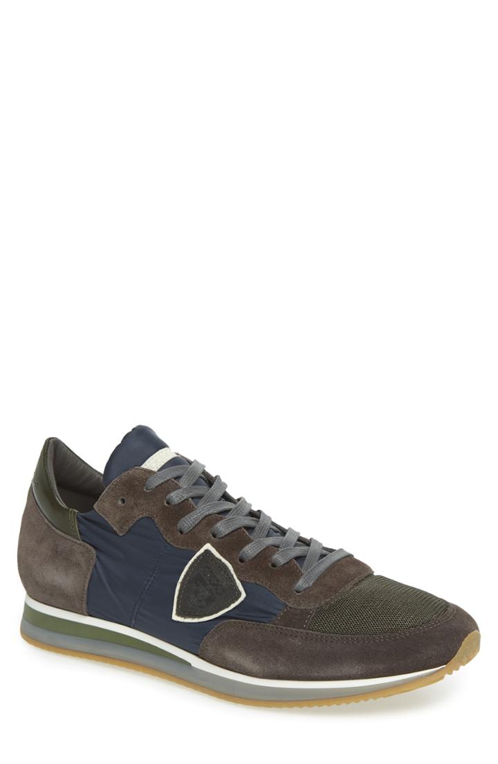 Men's Philippe Model Tropez Low Top Sneaker Us / 44eu - Grey