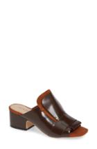 Women's Kelsi Dagger Brooklyn Sadie Loafer Slide Sandal .5 M - Brown