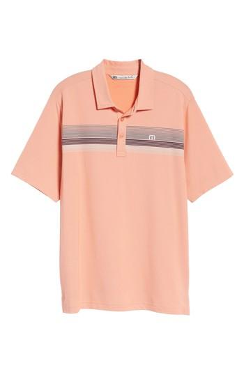 Men's Travis Mathew Happy Jelly Fit Polo, Size Medium - Pink