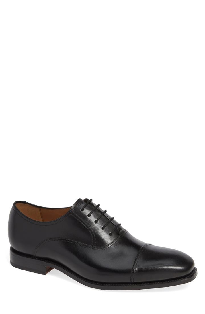 Men's Robert Talbott Tiburon Cap Toe Oxford W - Black