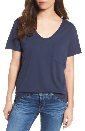 Women's Ag Emerson Pocket Tee - Blue
