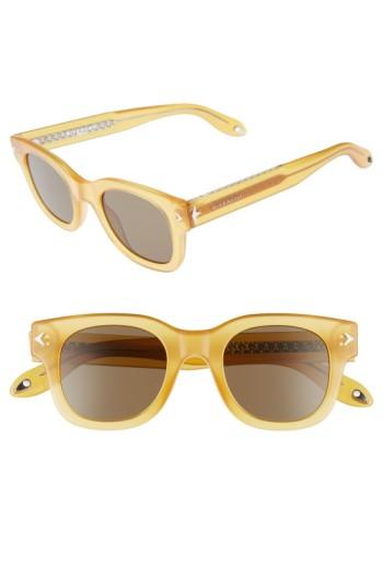 Women's Givenchy 47mm Gradient Sunglasses - Ochre