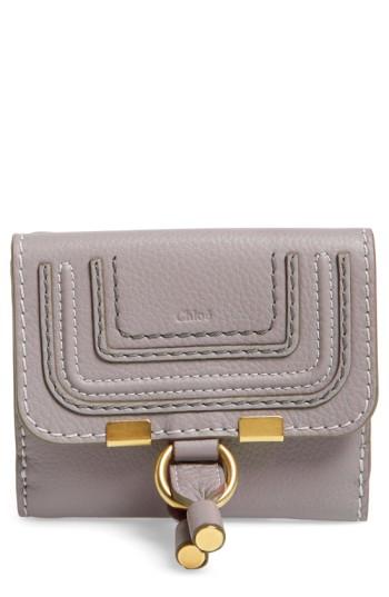 Women's Chloe 'marcie' French Wallet - Grey