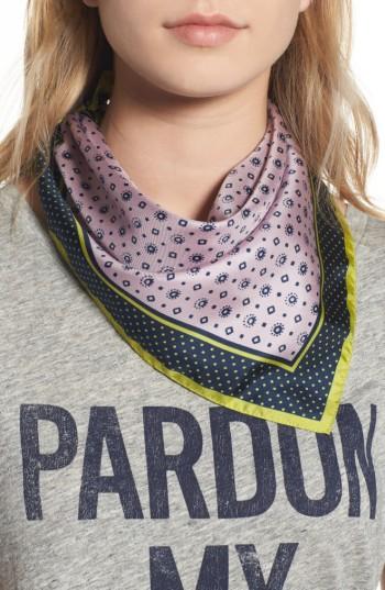 Women's J.crew Jenny Foulard Silk Bandana, Size - Purple