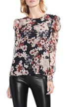 Women's Vince Camuto Timeless Blooms Top - Black