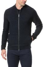 Men's Rodd & Gunn Fairton Regular Fit Wool Zip Front Sweater, Size - Blue