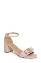 Women's Salvatore Ferragamo Gavina Ankle Strap Sandal .5 C - Pink