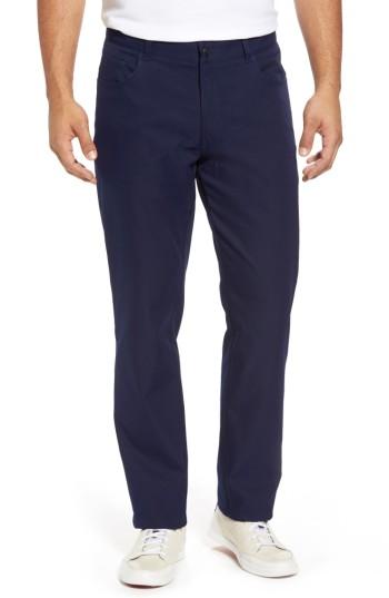 Men's Peter Millar Eb66 Performance Six-pocket Pants X 34 - Blue