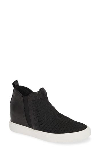 Women's Steven By Steve Madden Cinema High Top Sneaker M - Black
