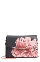Ted Baker London Tranquility Faux Leather Crossbody Bag - Black