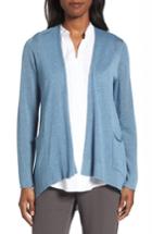 Women's Eileen Fisher Slouchy Tencel Blend Cardigan - Blue