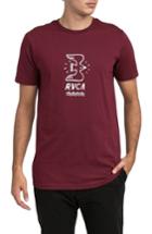 Men's Rvca Fly Sideways Graphic T-shirt - Burgundy