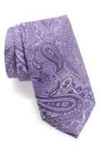 Men's Southern Tide Beaufort Paisley Silk Tie, Size - Purple