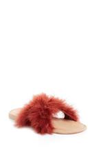 Women's Brother Vellies Marabou Lamu Slide Sandal