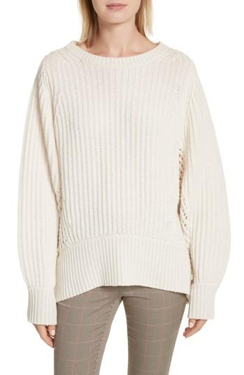 Women's Rag & Bone Athena Cashmere Pullover - Ivory