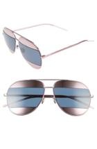 Women's Dior Split 59mm Aviator Sunglasses - Pink/ Blue