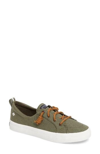 Women's Sperry Crest Vibe Slip-on Sneaker M - Green