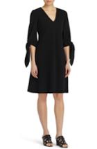 Women's Lafayette 148 New York Kenna Tie Sleeve Fit & Flare Dress