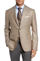 Men's Monte Rosso Classic Fit Cashmere Blazer S - Beige