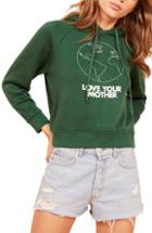 Women's Reformation Coronado Hooded Sweatshirt - Green