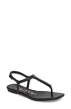 Women's Calvin Klein Sharene Sandal .5 M - Black