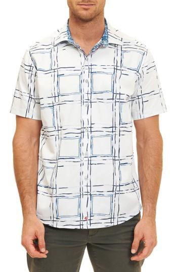 Men's Robert Graham Sunda Shelf Sport Shirt - White