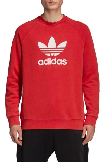 Men's Adidas Originals Trefoil Logo Warm-up Sweatshirt